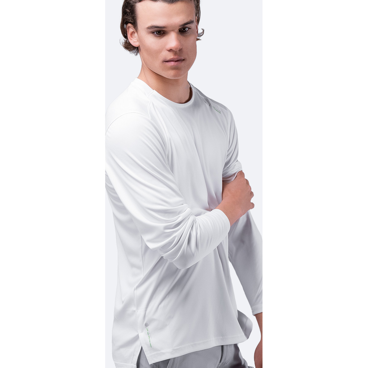 Zhik UV Active shirt lange mouwen heren wit, maat S