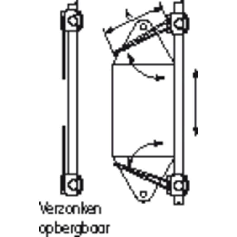 Plastimo universele fenderkorf, voor 90-200 mm fender