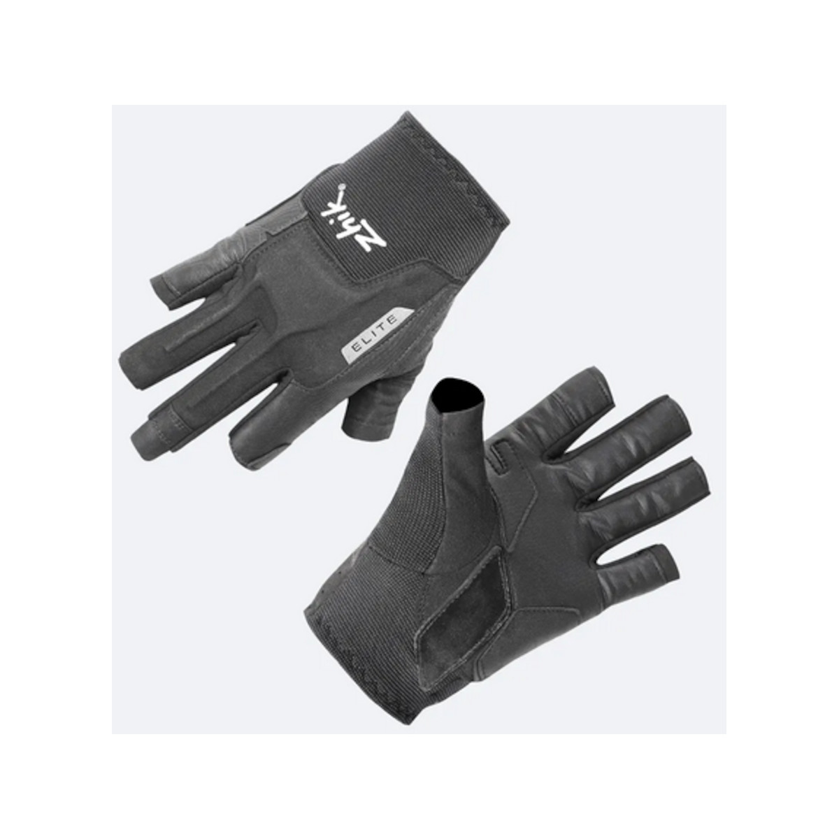 Zhik Elite zeilhandschoenen korte vinger antrazit, maat XS