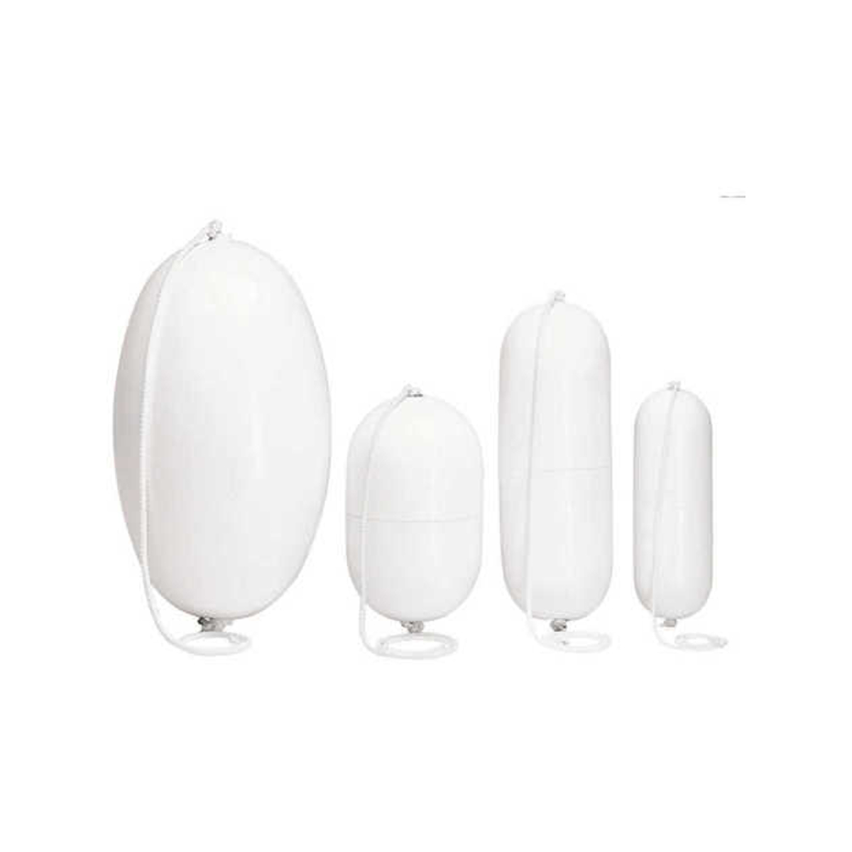 Plastimo Fender Parabor, Wit, 20x55 cm