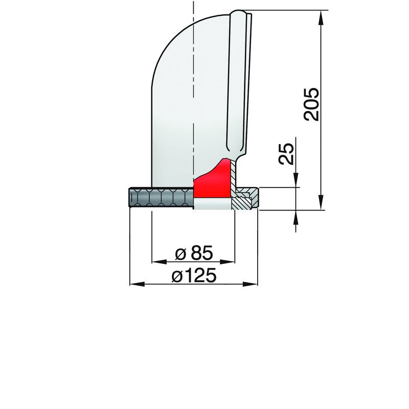 Vetus ventilatorkap LIBEC, silicone, verwijderbaar