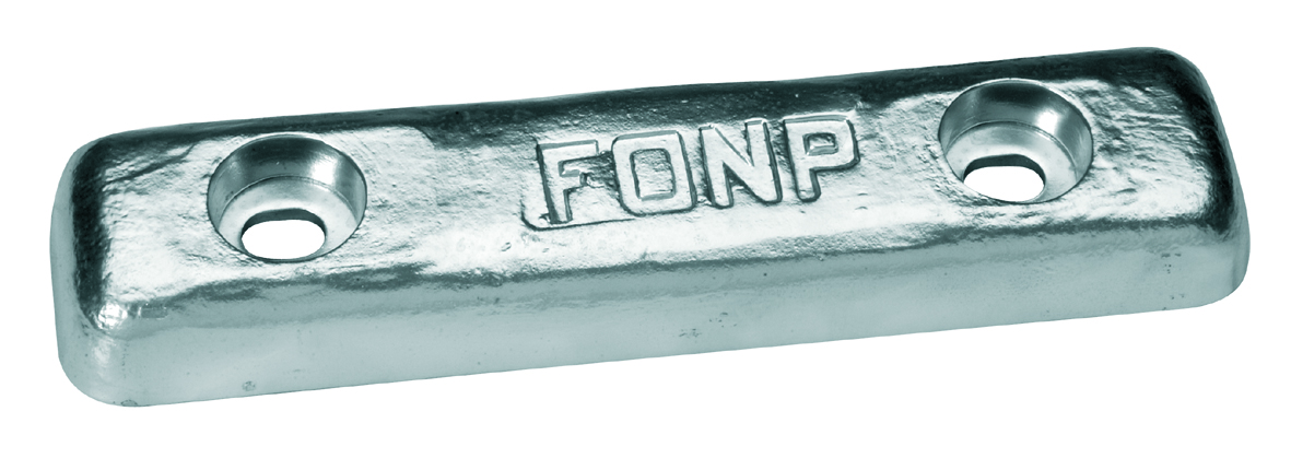 Plastimo staaf anode zink 5kg 325x80x35mm
