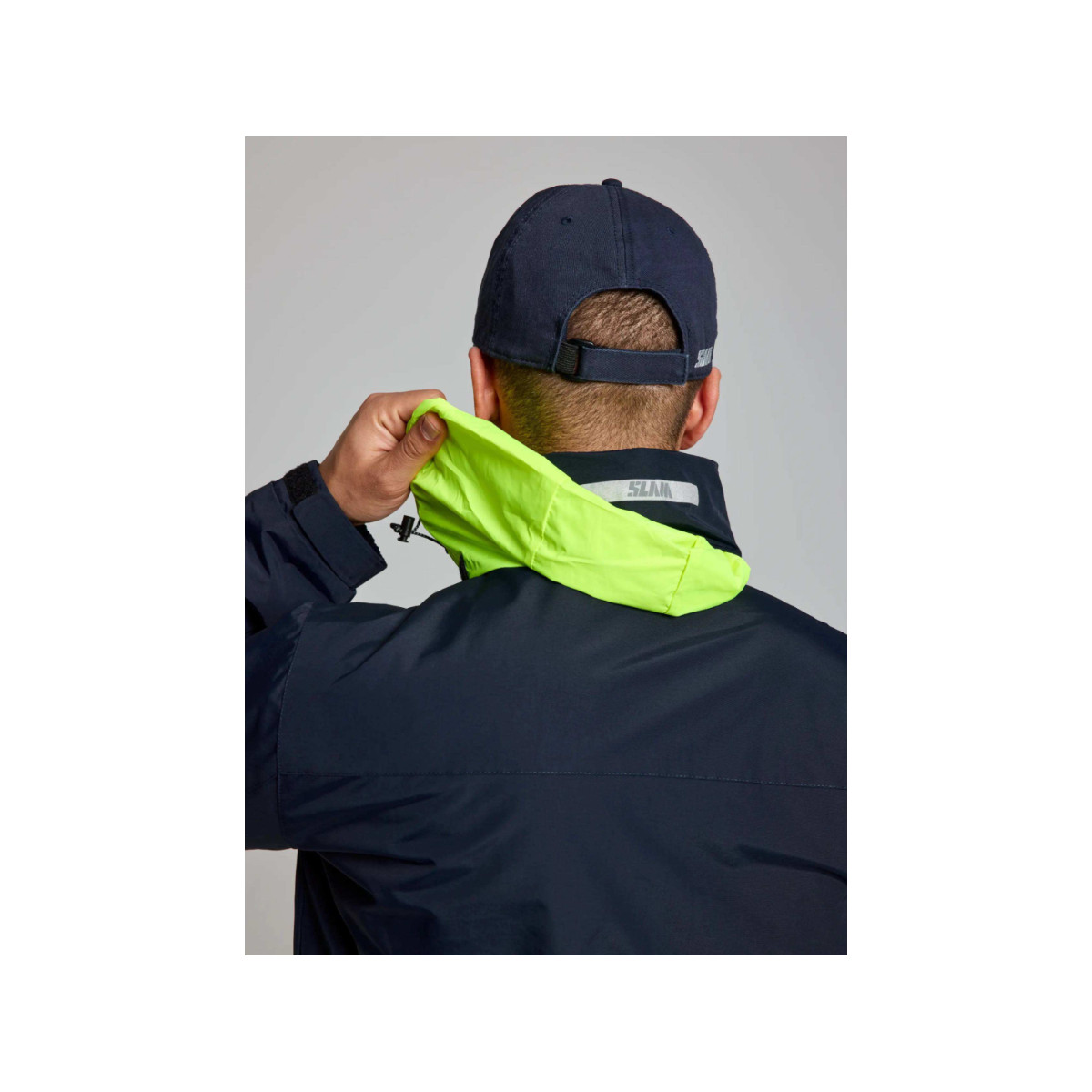 SLAM Sailing Warm Jacket zeiljas voor heren donker marineblauw, maat L