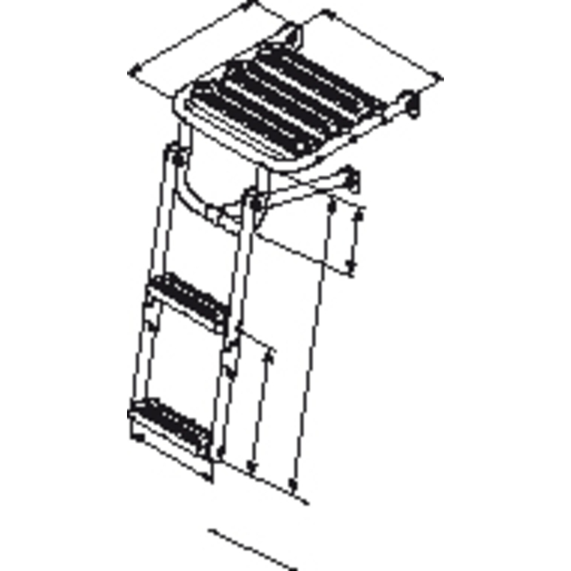 Plastimo Platform Ladder 2 Smalle Treden