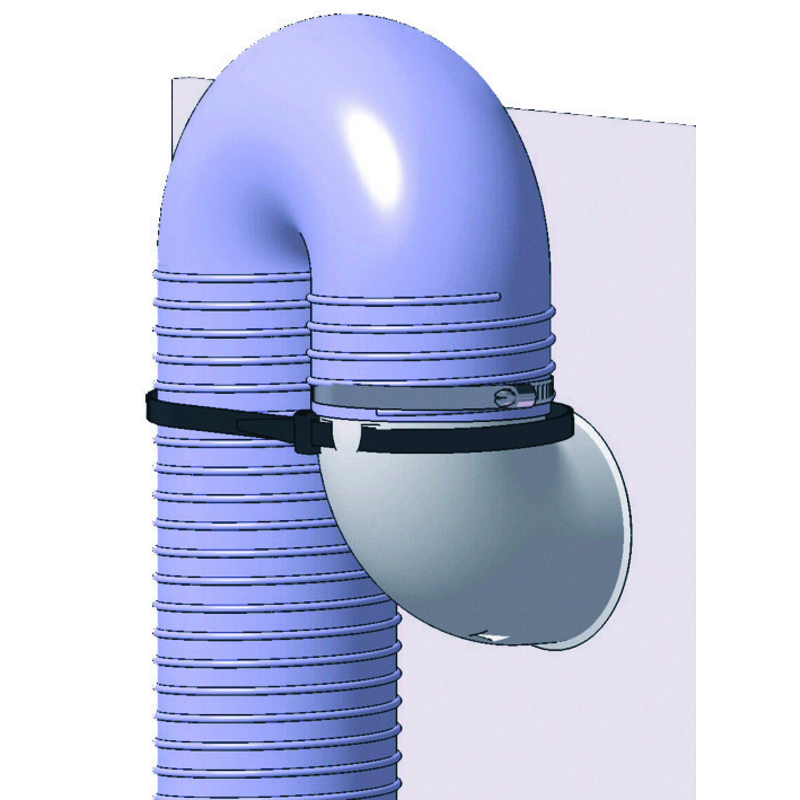 Plastimo Slangverbinder Gebogen Diameter 4 Inch