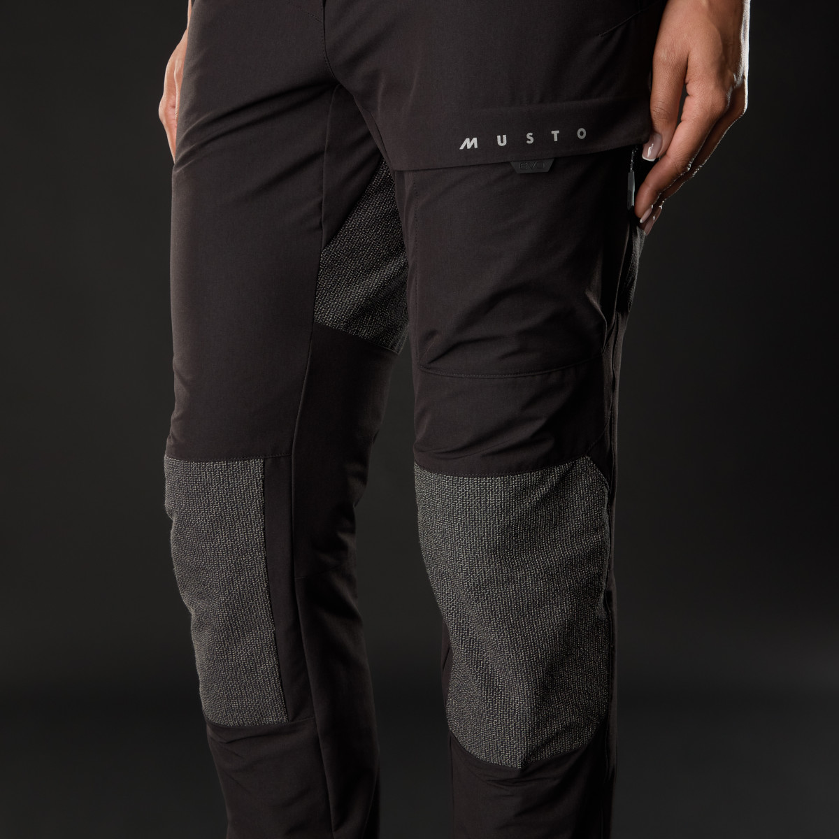Musto Evolution Performance Strech zeilbroek dames zwart, maat 12