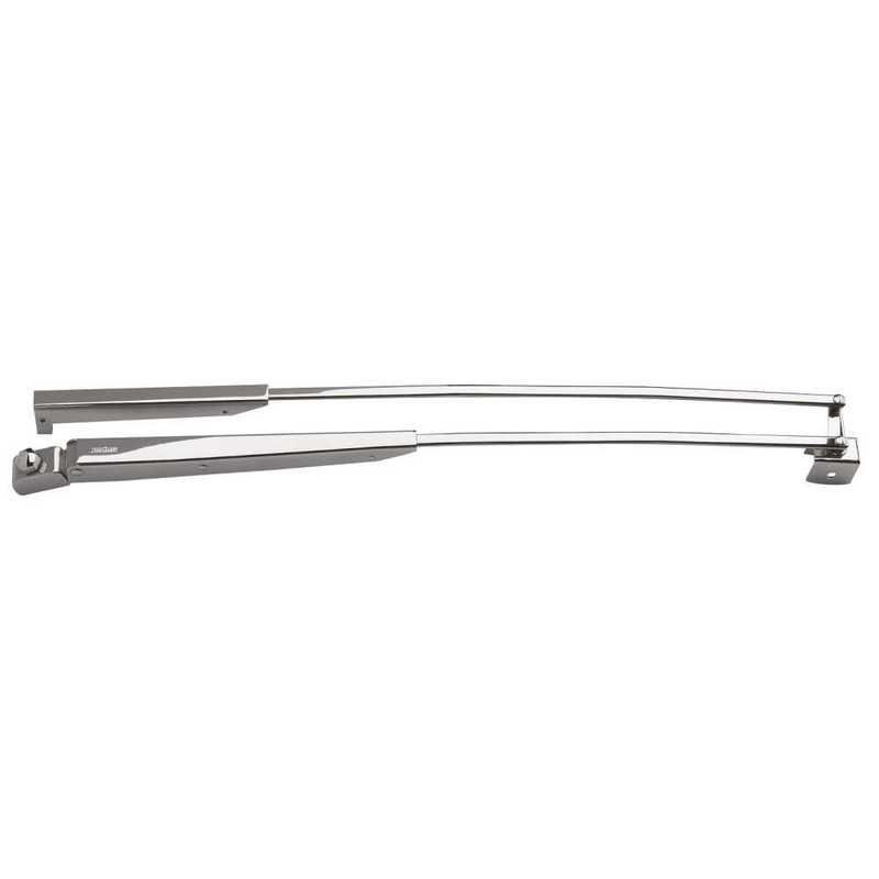 Vetus HD parallelle wisserarm, roestvrij staal, 508-593mm