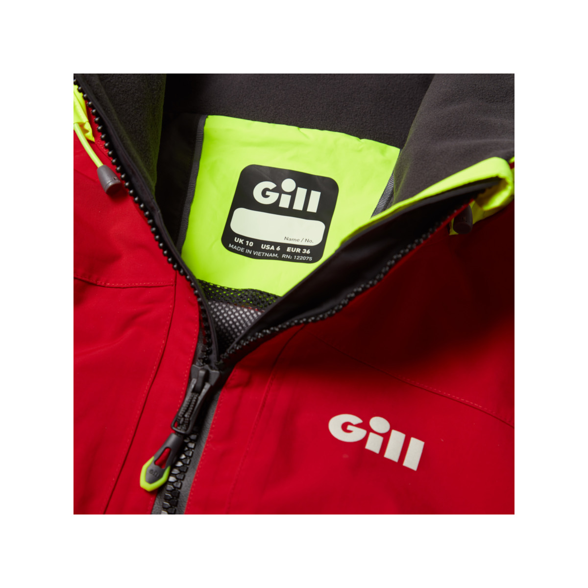 SALE: Gill OS32 zeiljas Coastal dames rood, maat 8