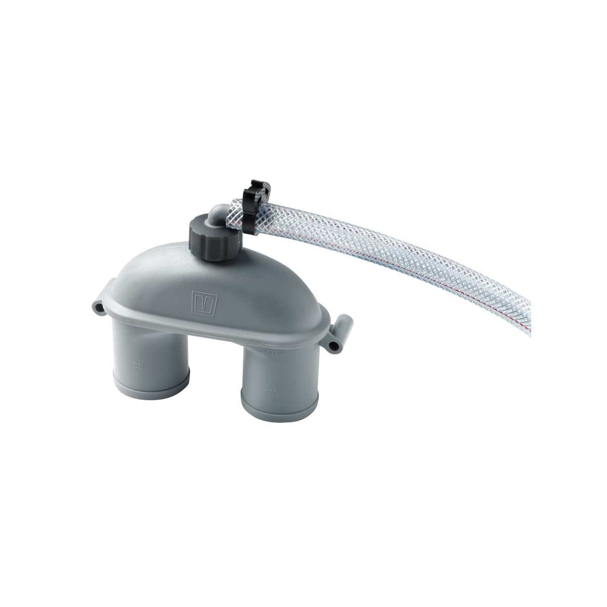 Vetus kunststof beluchter met slang 38mm