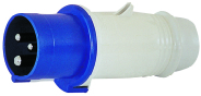 Plastimo Plast. Rechte stekker 32a 2 T Ip44