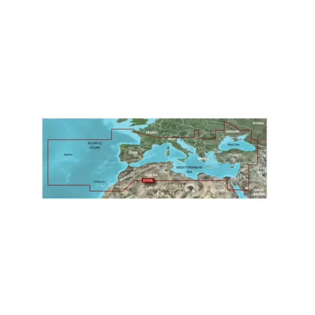 Garmin VEU723L zeekaart Zuid-Europa