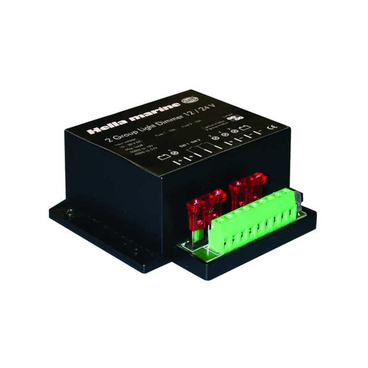 Hella 2 groepen licht-dimmer