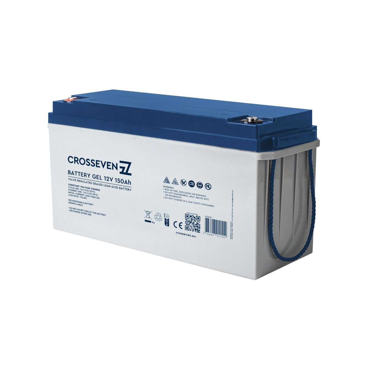 Crosseven accu GEL 12V 150Ah