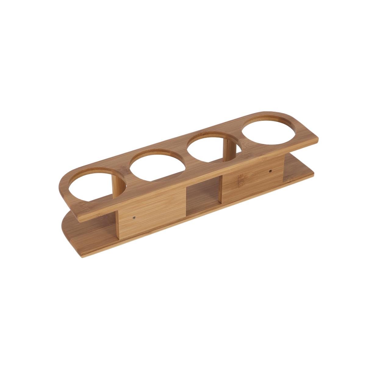 Plastimo Bamboe plankje 4 glazen Ø 77 Mm