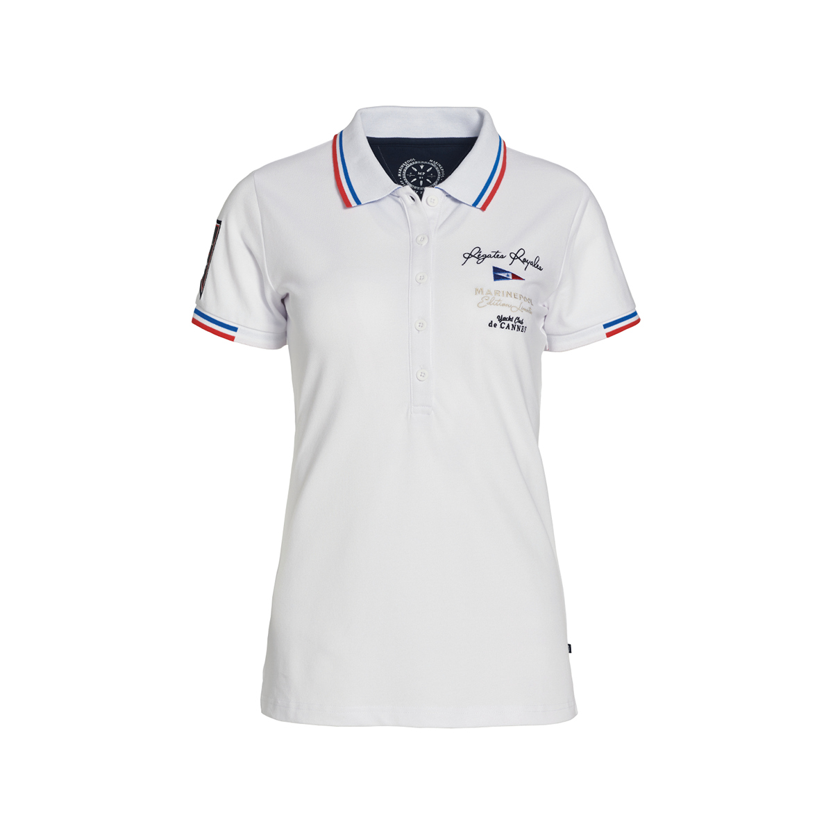 Marinepool Anabelle RR poloshirt dames wit, maat M