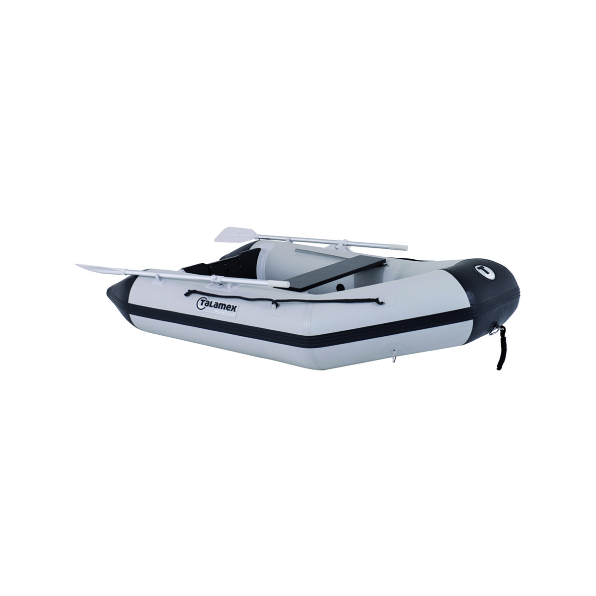 Talamex Aqualine QLS250 opblaasbare rubberboot met lattenbodem, lengte 2,50m, grijs