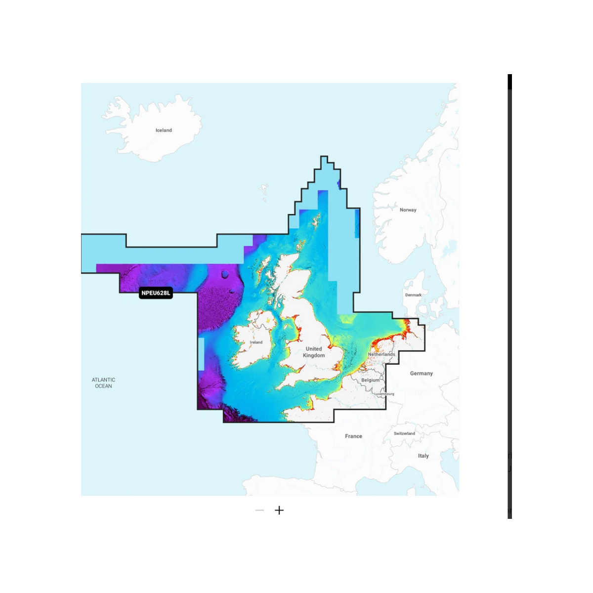 Navionics NAV+ NAEU628L Waterkaart Groot-Brittannië, Ierland en Nederland