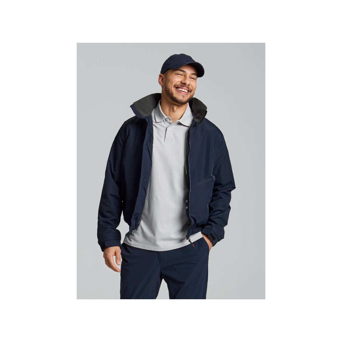 SLAM Sailing Warm Jacket zeiljas voor heren - Kleur dunkles marineblau