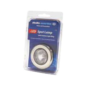 Hella marine Serie 3980 SpotLED plafondspot LED - behuizing roestvrij staal gesatineerd - lichtkring in wit