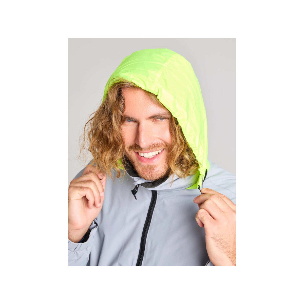 SLAM Sailing Warm Jacket zeiljas voor heren - Kleur zilver