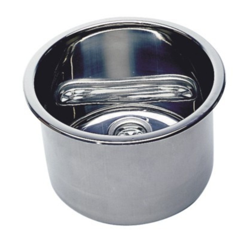 Plastimo Inbouwspoelbakken Rond Roestvrij Staal 36x15