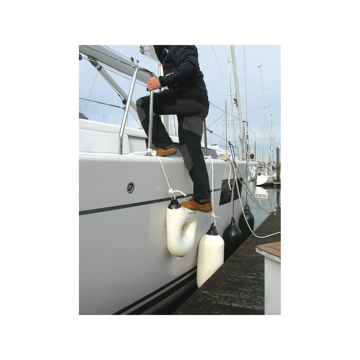 Dan-fender Fenderstep 2 treden wit