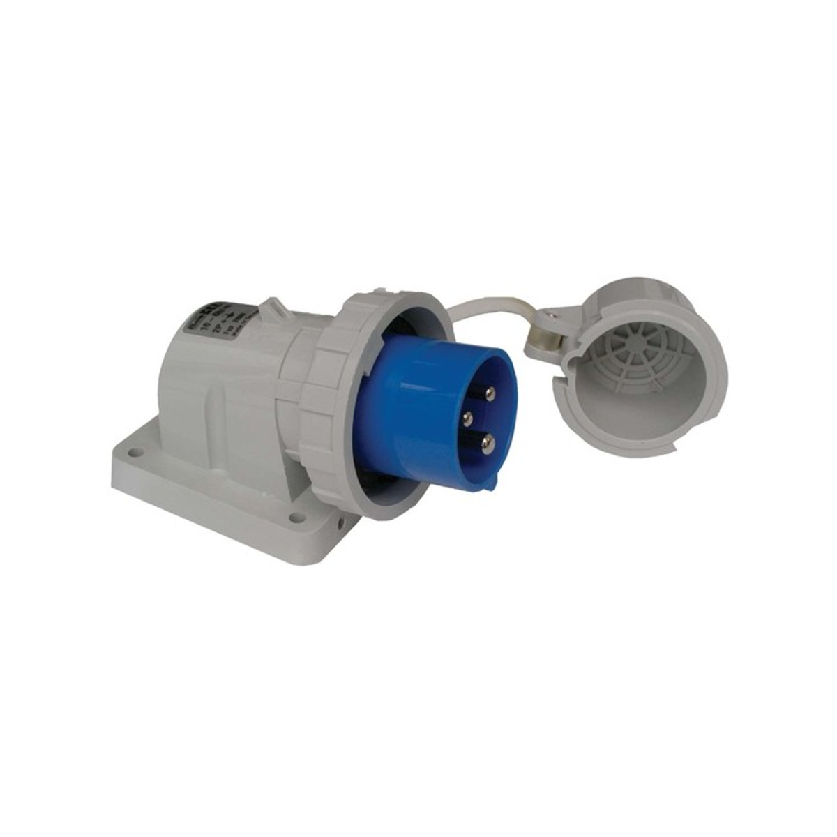 Philippi CEE-GS-wd opbouwstekker haaks
