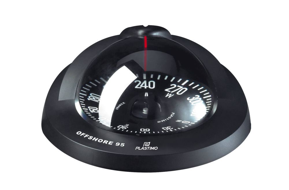 Plastimo Kompas Off95 Wit Flat Card Blk