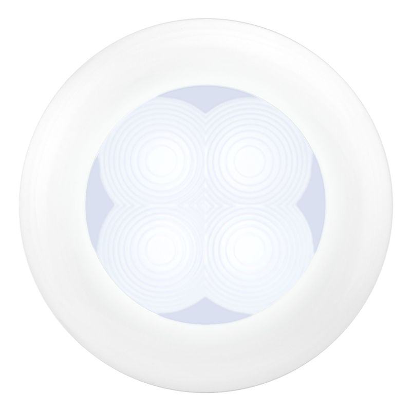 Hella LED SlimLine HI 12V wit - kunststof rond