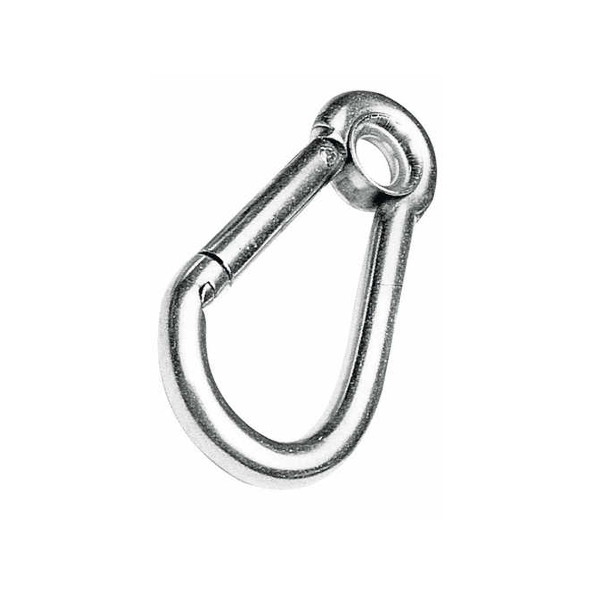 Plastimo karabijnhaak/gesloten oog *6mm
