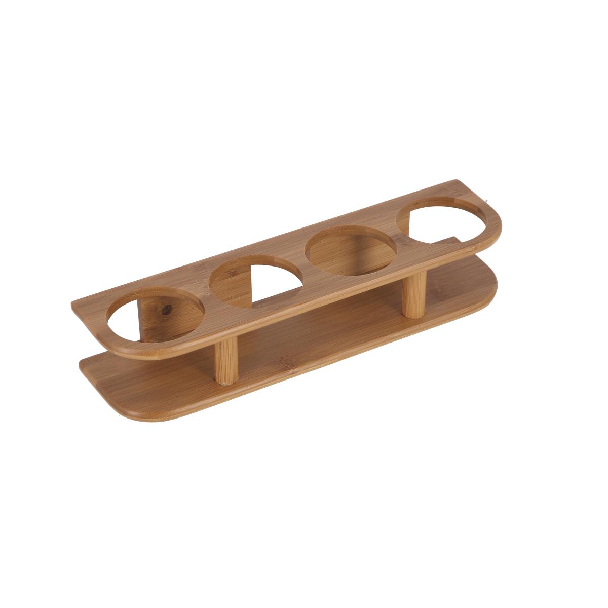 Plastimo Bamboe plankje 4 glazen Ø 77 Mm