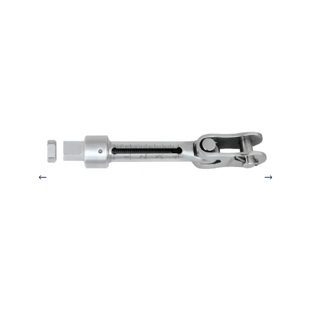 Ronstan Turnbuckle Body, Calibrated, borgmoer, 5/16'