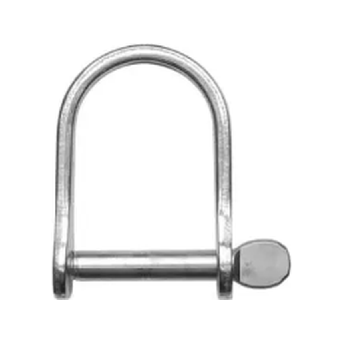 Ronstan harpsluiting, brede D, pen 3/16', L:28mm, W:21mm