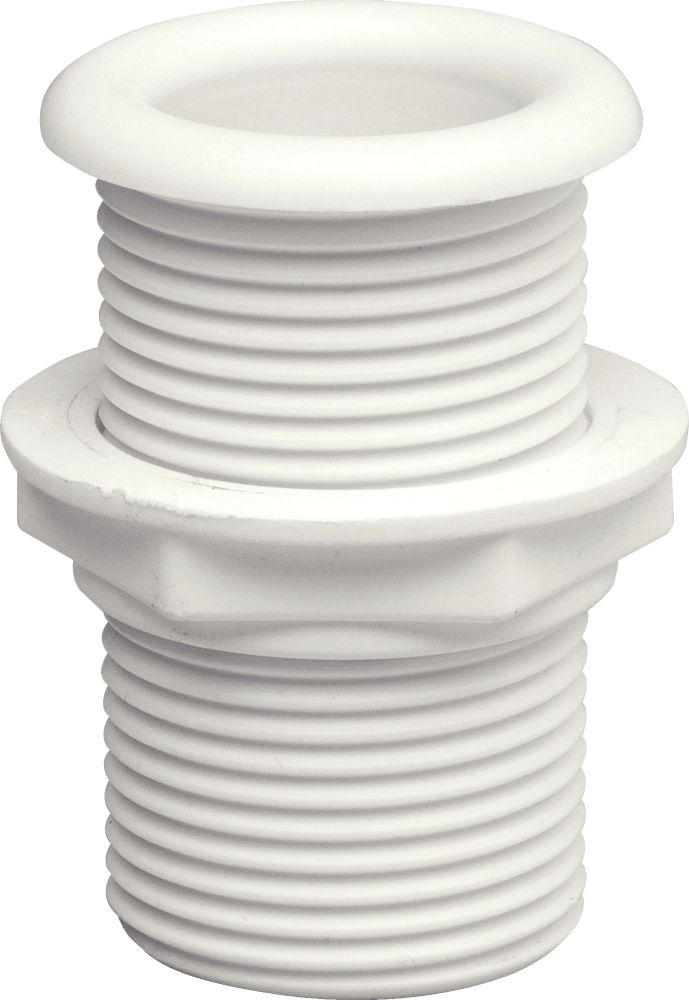 Plastimo Thru-Hull Fit.  Ø25 - L62mm Whi