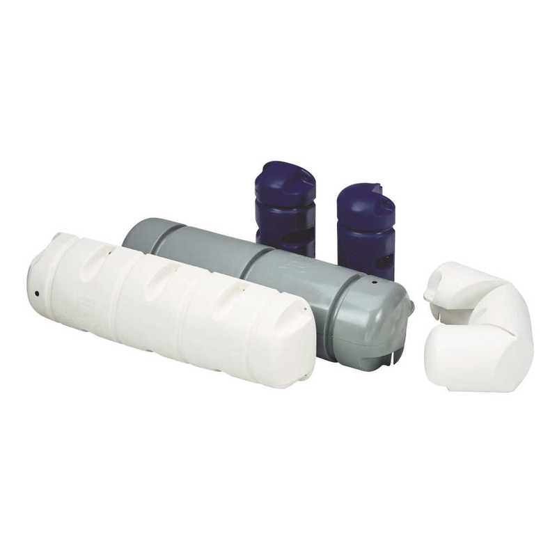 Plastimo Bumper 3/4, Uitgeschuimd, Wit,25x90cm