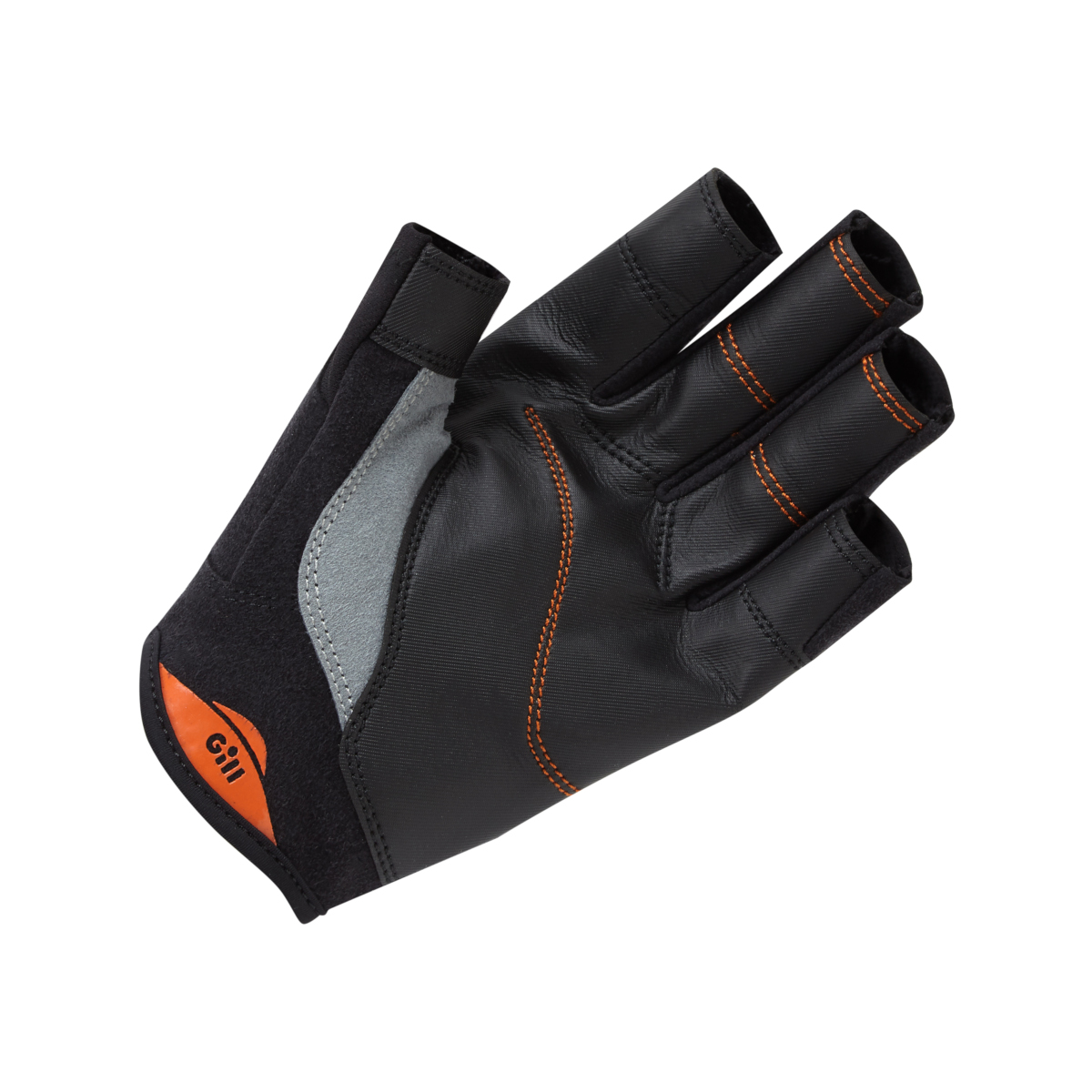 Gill Championship zeilhandschoenen open vinger zwart, maat M