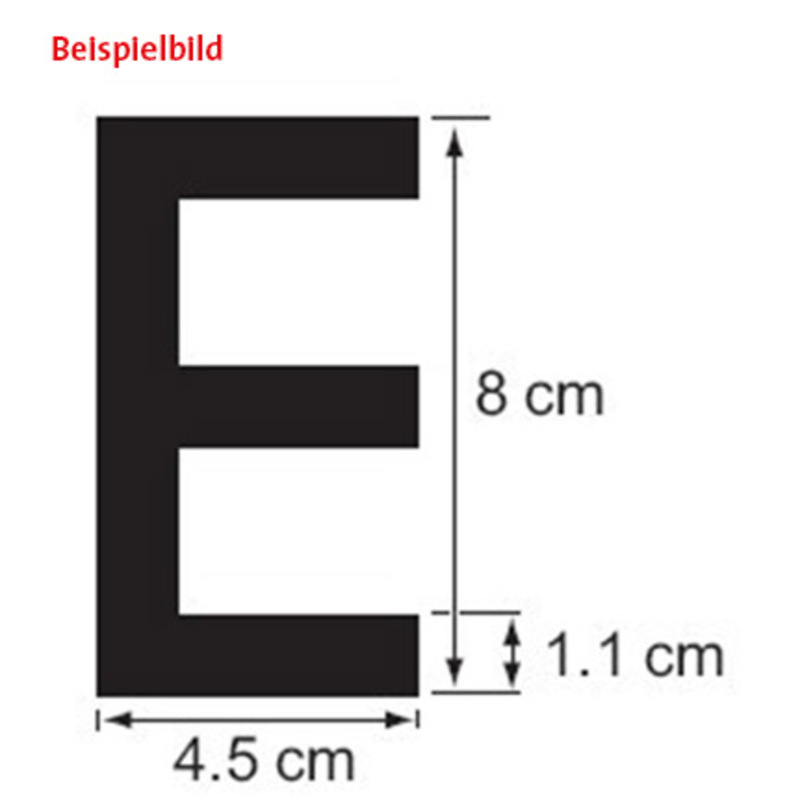 Plastimo Letter J, 8 Cm, Zwart
