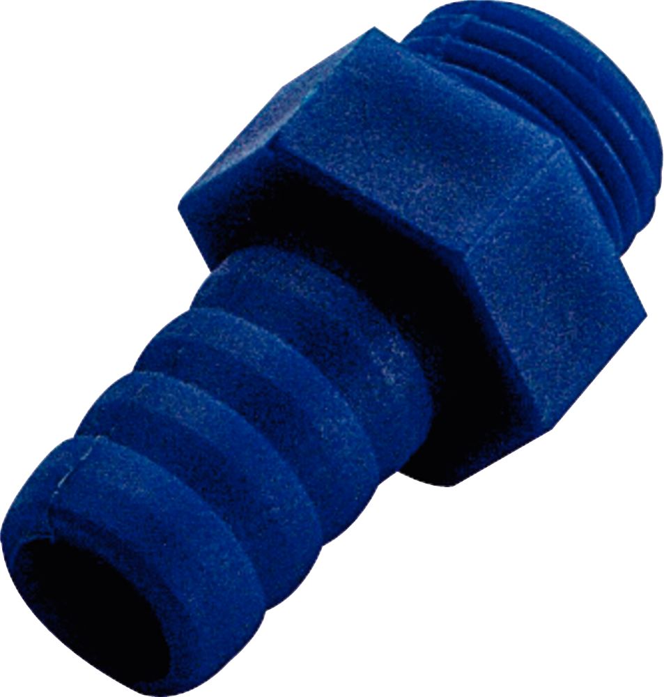 Plastimo rechte eindfitting 1/4 retour of uit