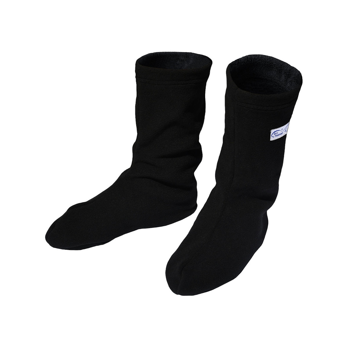 Dry Fashion fleece sokken zwart, maat 38/39