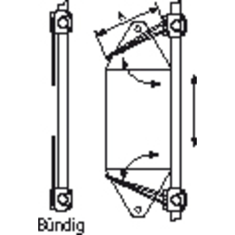 Plastimo universele fenderkorf, voor 90-200 mm fender