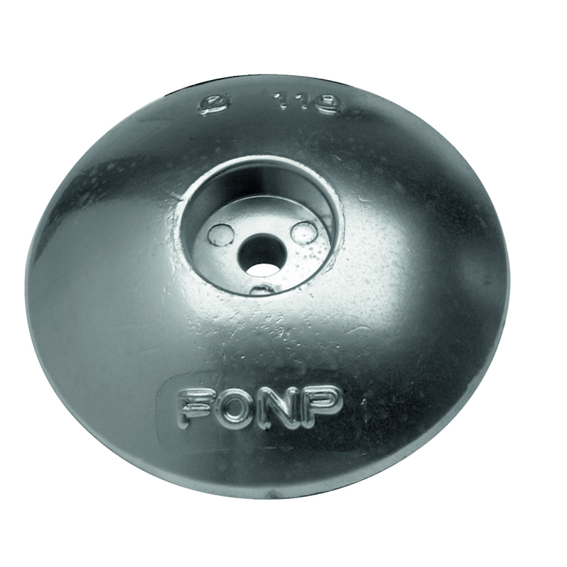 Plastimo roer anode aluminium 110mm diameter (x2)