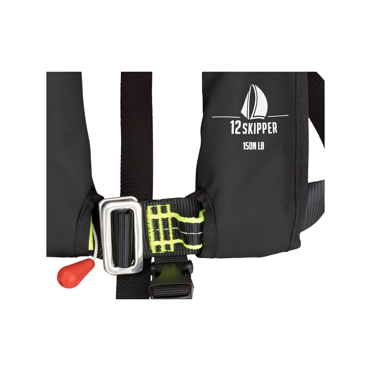 12skipper automatisch reddingsvest voor kinderen 150N, zwart
