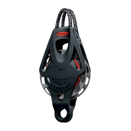 Ronstan Orbit Block Serie 70 RT - enkelschijfs blok met looptop en hondsvot, automatisch
