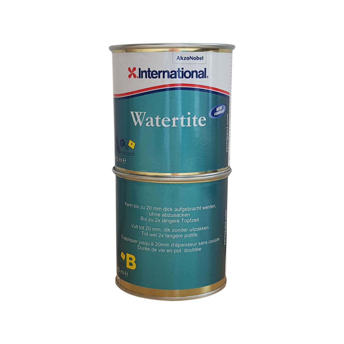 International Watertite kitt grijs - 250ml