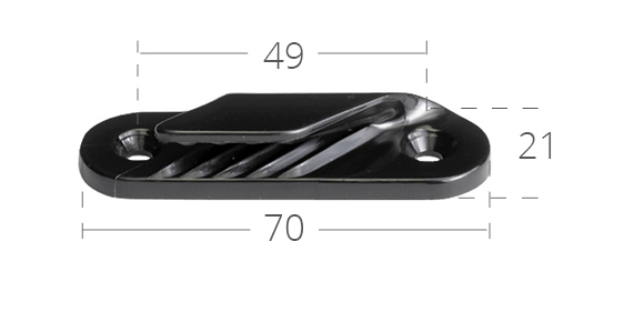 Plastimo juiste Nylon Clamcleat Cl213