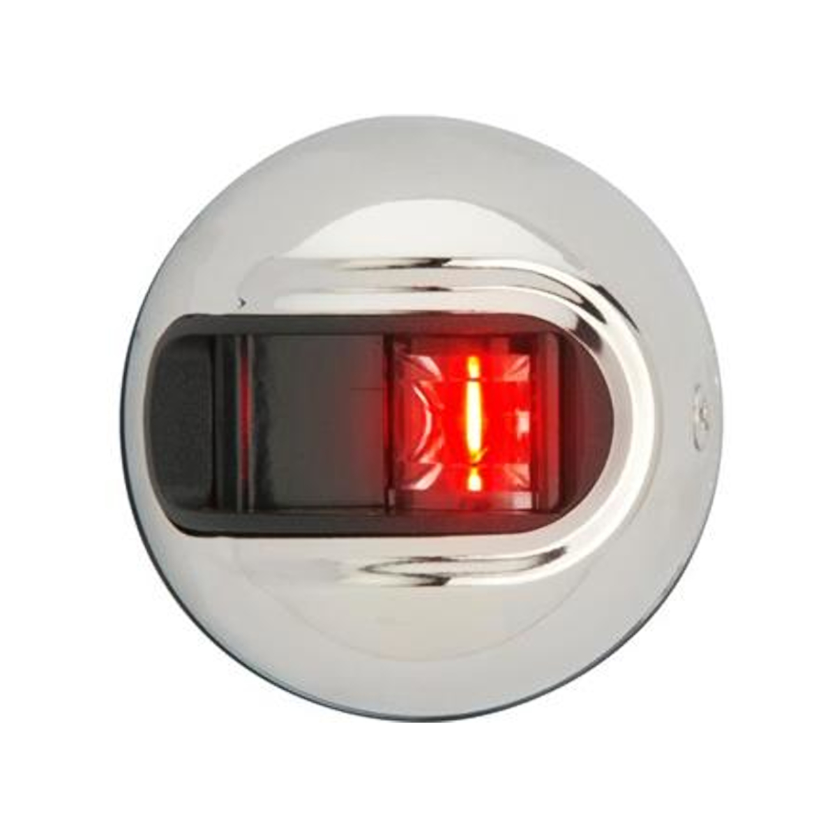 Attwood navigatieverlichting LightArmor LED bakboord zijmontage rond – RVS