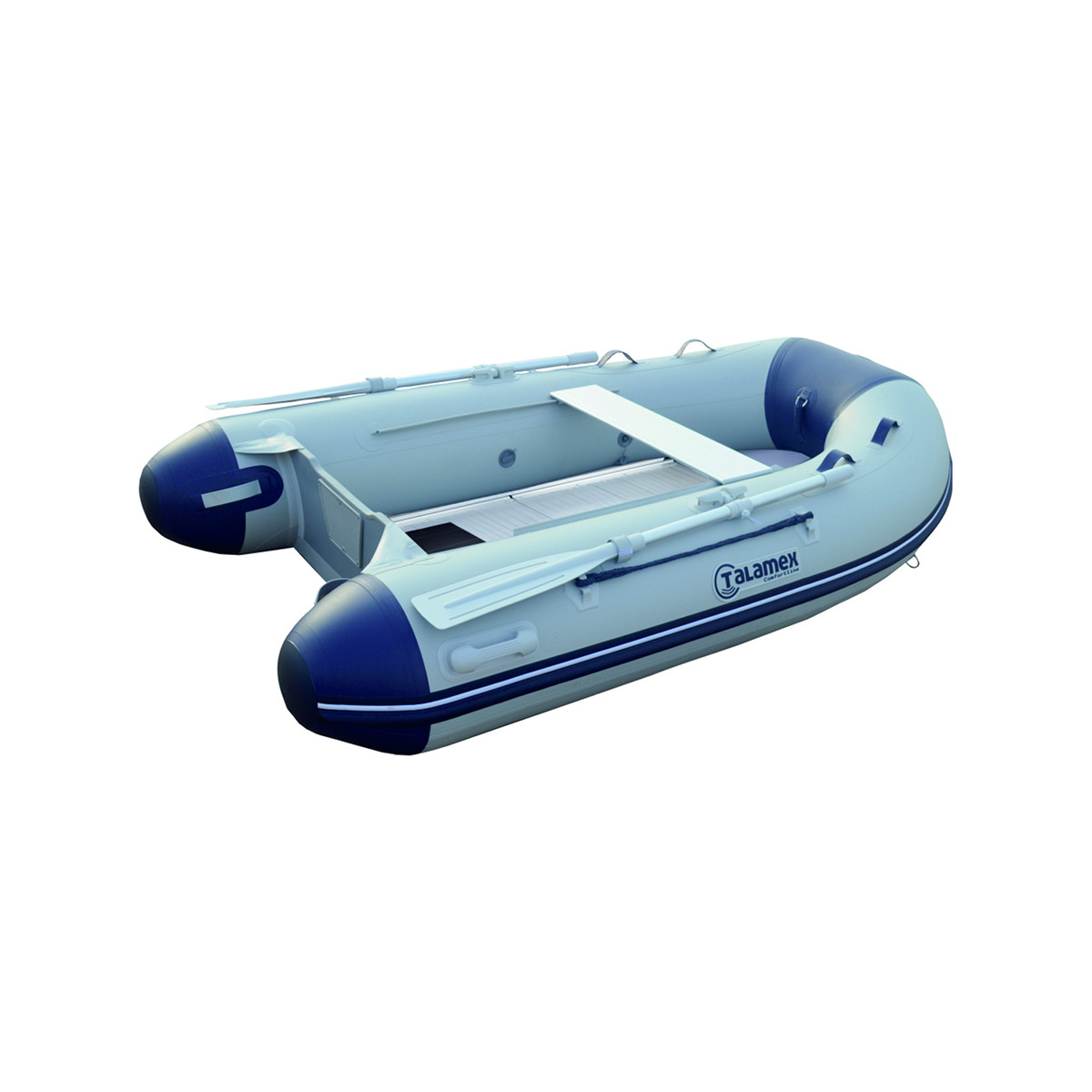 Talamex Comfortline TLX350 opblaasbare rubberboot met aluminium bodem, lengte 3,50m, lengte grijs.