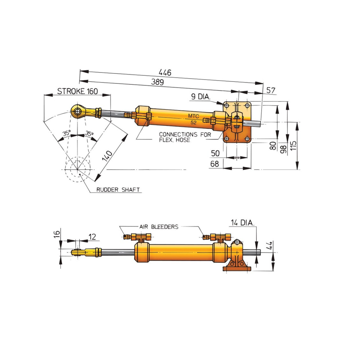Vetus cilinder MTC52