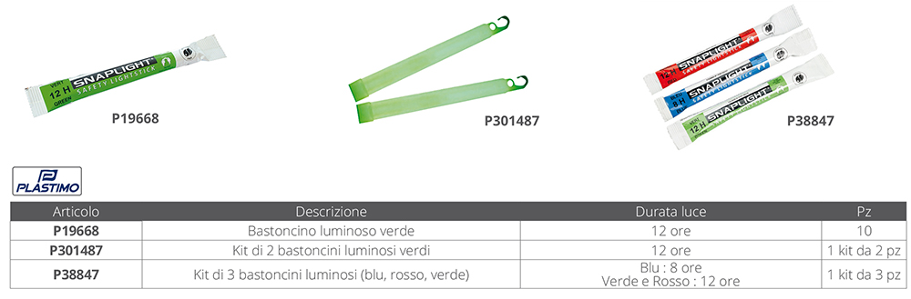 Plastimo Groene Lichtstaafjes Cf.10 Pz
