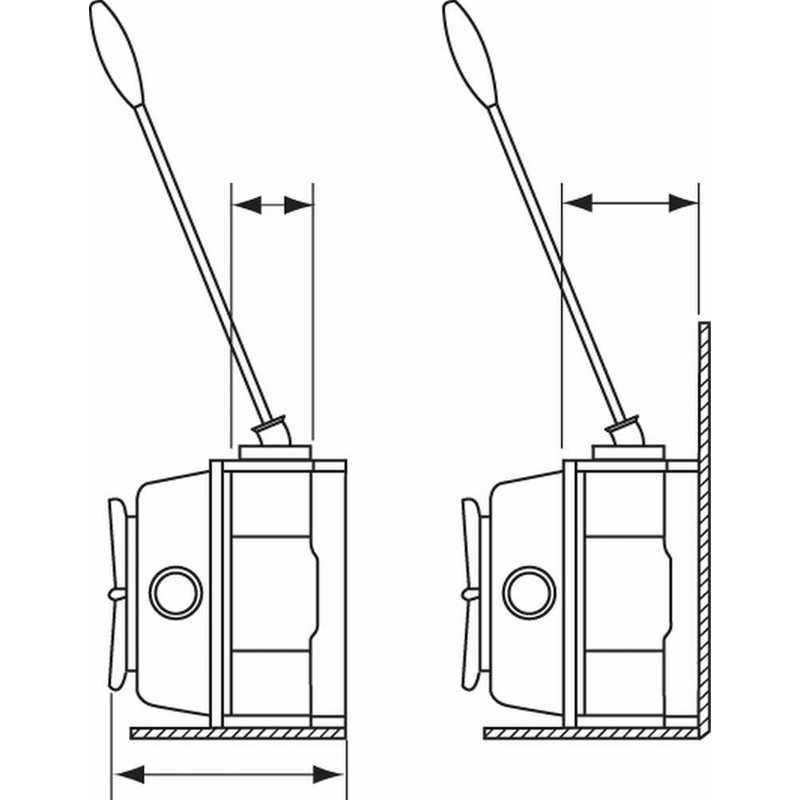 Plastimo lenspomp enkele aansluiting roterend